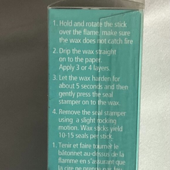 Gartner Studios Sealing Wax & βSβ Wax Seal Stamp β Elegant Fleur-de-Lis Handle - Picture 5 of 7